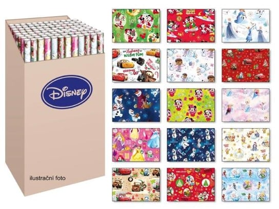 Papier do pakowania ozdobny M LUX Disney 2x 100x70cm MIX p96 cena za 1szt Disney