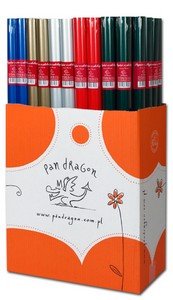 Papier do pakowania prezentów, mix kolorów Pan Dragon