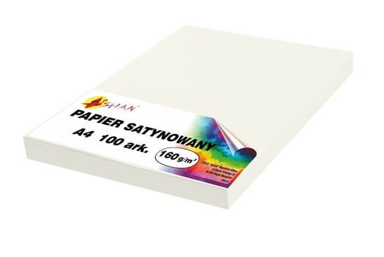 Papier ecru satyna A4 160g 100 ark Mazak