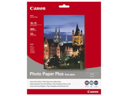 Papier fotograficzny CANON SG-201, 260 g/m2, 10x15, 50 szt. Canon