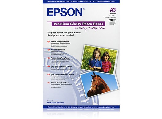 Papier fotograficzny EPSON Premium, DIN A3, 255g/m² połysk, 20 arkuszy Epson
