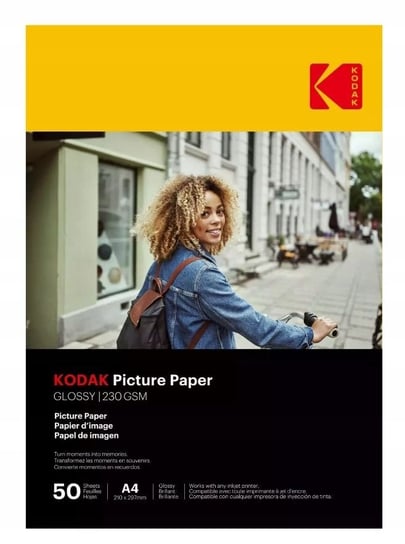 Papier Fotograficzny Foto Kodak 50 Szt. A4 / 230g / 21x30cm / Cat 9891-267 Kodak