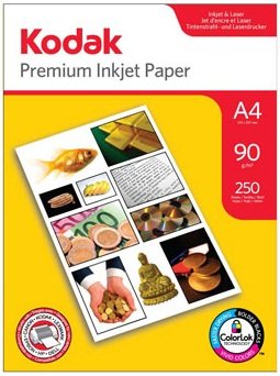 Papier fotograficzny KODAK Inkjet Premium A4 90g 250 arkuszy Kodak