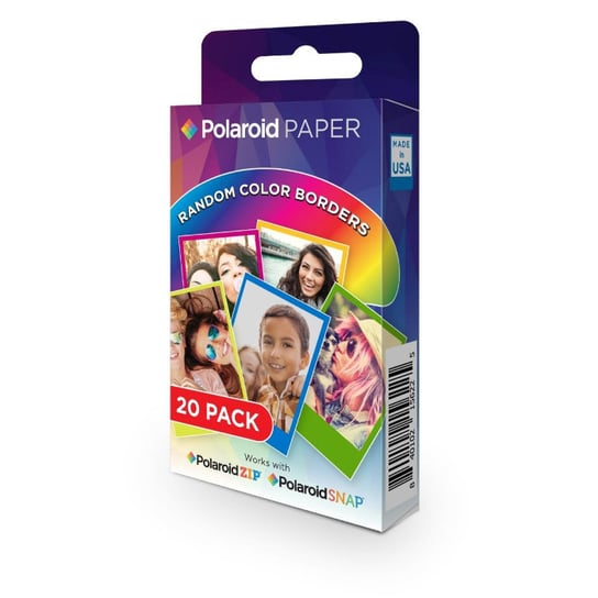 Papier fotograficzny POLAROID Radnom Color Borders, 2x3", 20 szt Polaroid