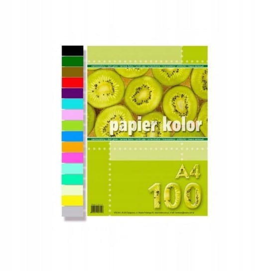 Papier (Jk) A4-100 Żółty (Fluo) Kreska Kreska