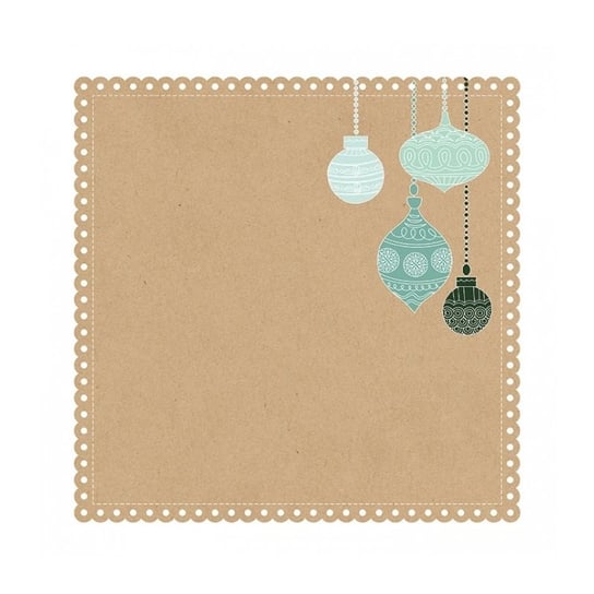 Papier Kaisercraft - Mint Wishes - GINGERBREAD COOKIE 30x30 Kaisercraft