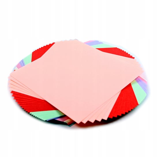 Papier Kartki Do Origami 10X10 100Szt Różne Kolory Inna marka