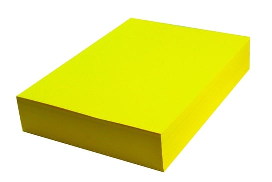 Papier Kolorowy A3 80G Żółty Fluo Neon 500 Arkuszy Shan