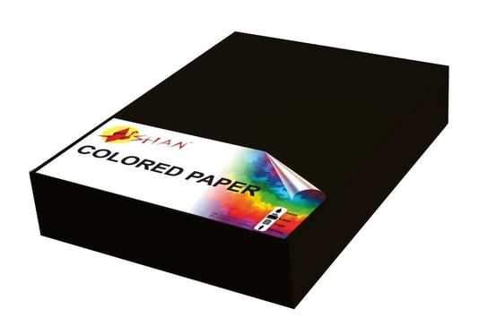 Papier Kolorowy A4 100G Czarny 500 Arkuszy Shan