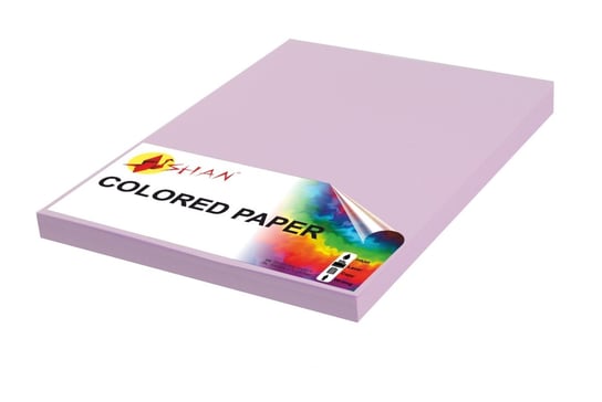 Papier kolorowy A4 120g fioletowy pastelowy 2  100 arkuszy Shan