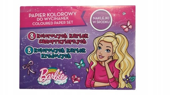 Papier Kolorowy Do Wycinania Naklejki Barbie Majewski MAJEWSKI