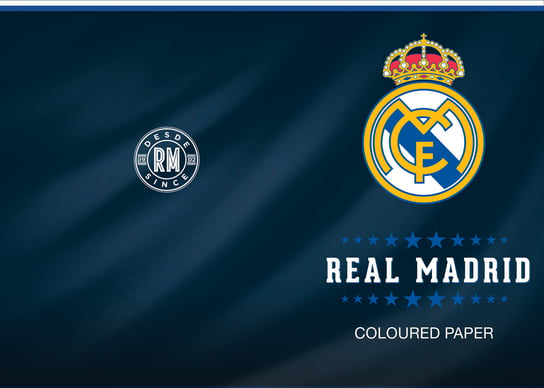 Papier kolorowy, Real Madrid, A4 Eurocom