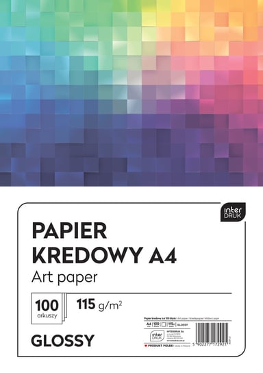 Papier kredowany błysk A4 100 szt. Interdruk