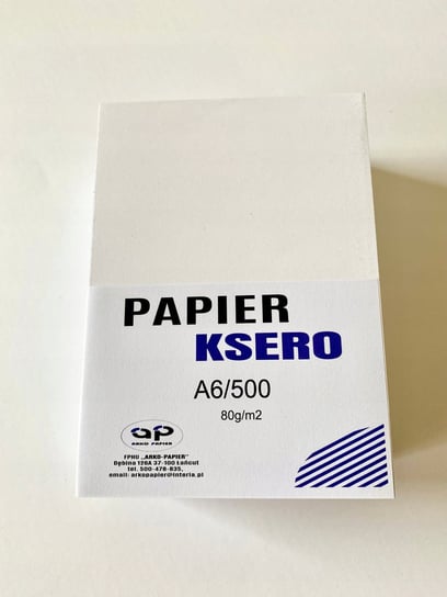 Papier Ksero BIAŁY A6 80g 500 kartek Inna marka
