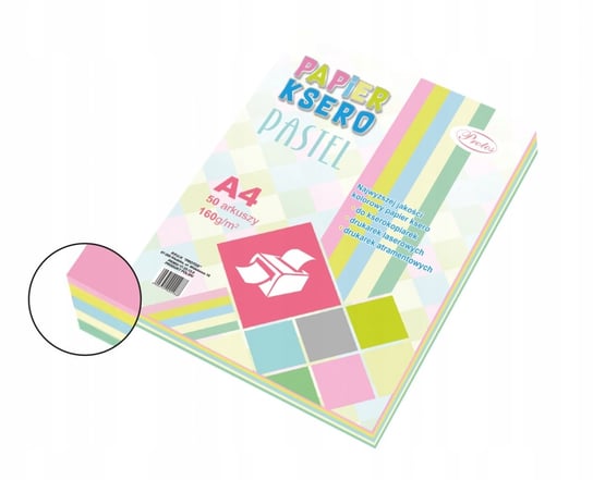Papier ksero kolorowy PASTEL mix A4/50 160G PROTOS