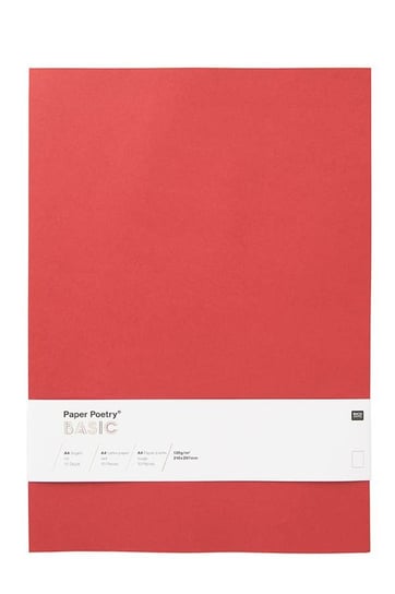 Papier listowy, A4, 10 sztuk, czerwony Rico Design GmbG & Co. KG