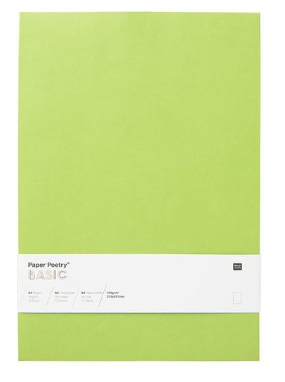 Papier listowy, A4, 10 sztuk, jasnozielony Rico Design GmbG & Co. KG