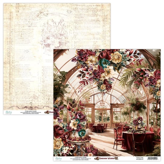 Papier Mintay Papers - BOHEMIAN WEDDING 01 30x30 Mintay Papers