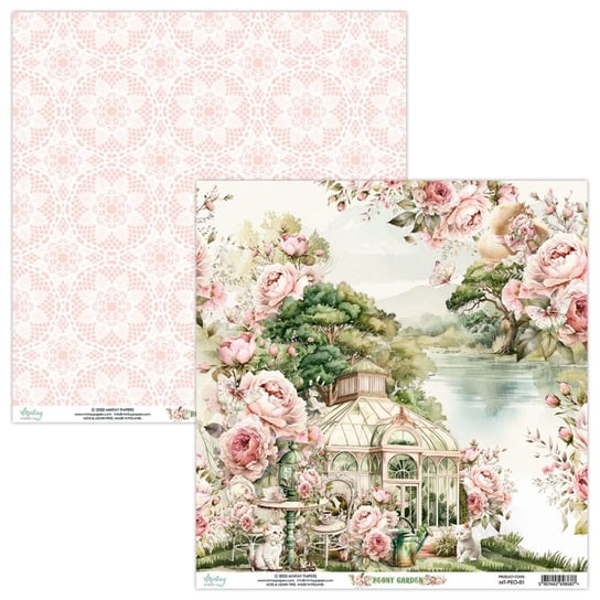 Papier Mintay Papers - PEONY GARDEN 01 30x30 Mintay Papers
