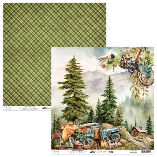 Papier Mintay Papers - THE GREAT OUTDOORS 01 30x30 Mintay Papers