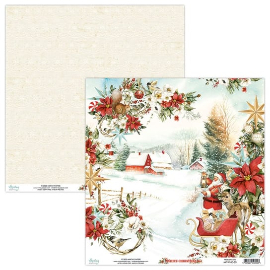 Papier Mintay Papers - WHITE CHRISTMAS 03 30x30 Mintay Papers