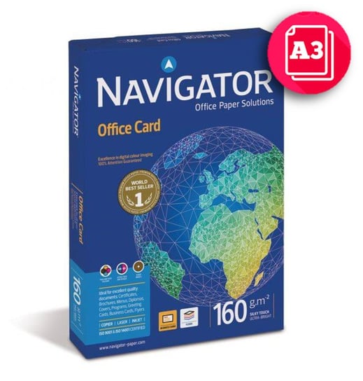 Papier Navigator Office Card A3 160 G/M2 Navigator