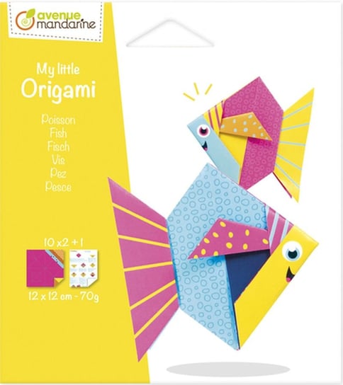 Papier Origami 12X12 Cm Ryba 20 Arkuszy Avenue Mandarine