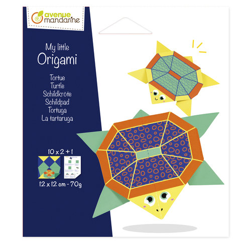 Papier Origami 12X12 Cm Żółw 20 Arkuszy Avenue Mandarine