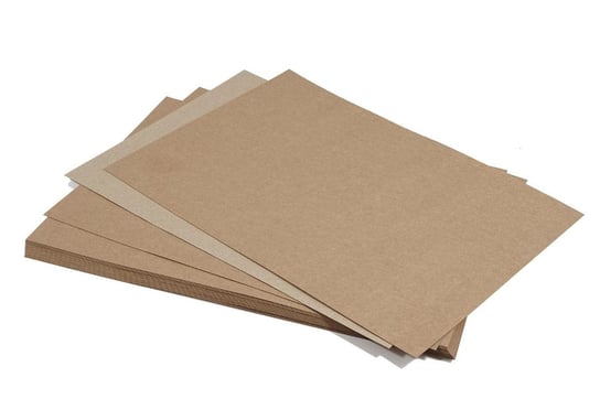 Papier ozdobny gładki ekologiczny A3 brązowy EKO Kraft 100g 25 ark. - rustykalny papier na wkładki do quillingu origami Kraft