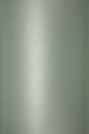 Papier ozdobny gładki perłowy A4 c. zielony Sirio Pearl Sage 125g 10 ark. - na zaproszenia ozdoby choinkowe kartki świąteczne Fedrigoni