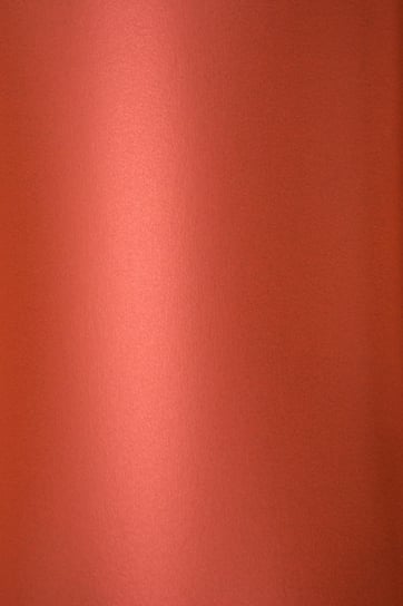 Papier ozdobny gładki perłowy A4 czerwony Curious Metallics Magma 120g 10 ark. - na okładki wizytówki etykiety Curious
