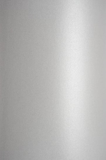 Papier ozdobny gładki perłowy A4 srebrny Curious Metallics Wh. Silver 120g 10 ark. - do druku materiałów reklamowych na zaproszenia Curious