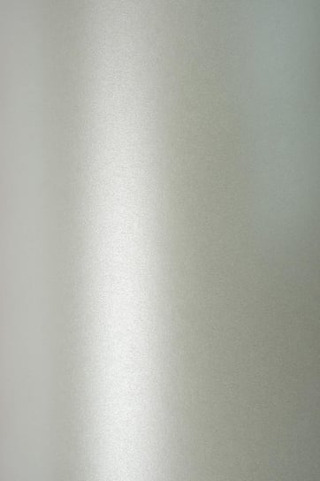 Papier ozdobny gładki perłowy A4 srebrny Sirio Pearl Platinum 125g 10 ark. - na dekoracje papierowe girlandy wycinanki Sirio Pearl