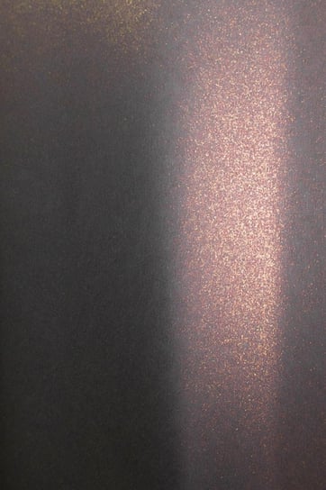 Papier ozdobny, metalizowany, Aster Metallic, Black Cooper czarny, A4, 10 arkuszy Aster Metallic