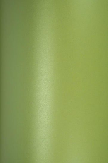 Papier ozdobny perłowy A4 j. zielony Majestic Satin Lime 250g 10 ark. - na okładki do albumów do prac scrapbookingowych Majestic