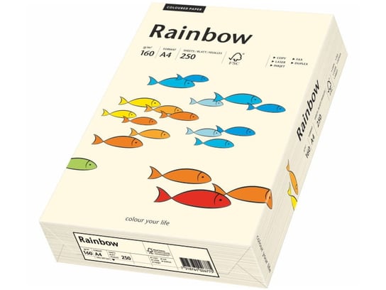 Papier Rainbow A4 160g kremowy R03 Papyrus