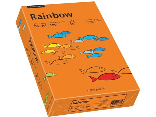 Papier Rainbow A4 80g ciemno pomarańczowy R26 Papyrus