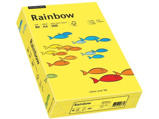 Papier Rainbow A4 80g słoneczny żółty R14 Papyrus