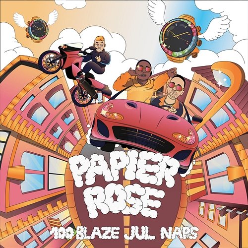 Papier rose 100 Blaze, Jul, Naps