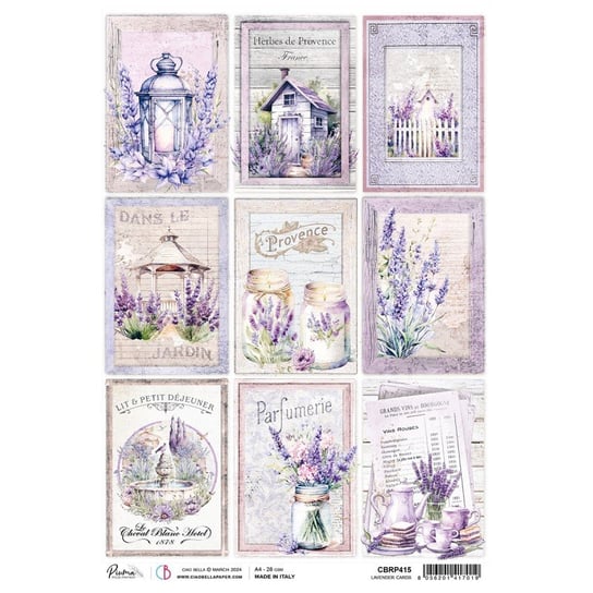 PAPIER RYŻOWY A4 Lavander Cards Ciao Bella - Inna Marka | Sklep EMPIK.COM