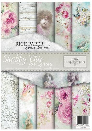 Papier ryżowy, A4, Shabby Chic for Spring ITD Collection