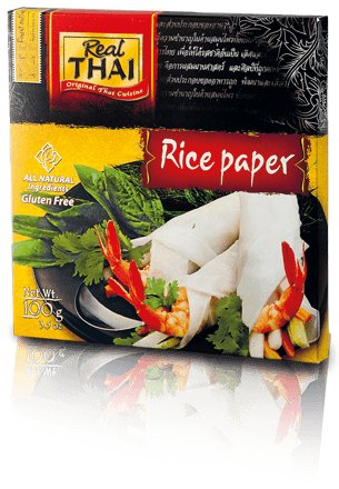 Papier ryżowy okrągły 22cm, 100g - Real Thai Real Thai