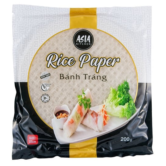 Papier ryżowy okrągły 22cm, 200g - Asia Kitchen Asia Kitchen