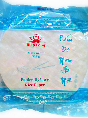 Papier ryżowy okrągły 22cm, 500g - Hiep Long Hiep Long