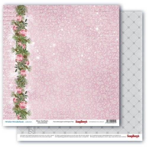 Papier świąteczny 30x30 cm Winter Wonderland 06 Scrapberrys