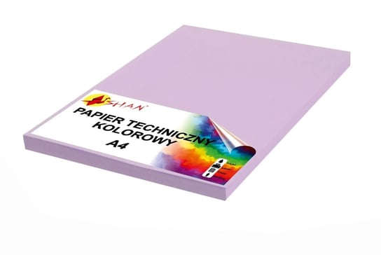 Papier techniczny A4 220g fioletowy pastel 2 50 arkuszy Shan