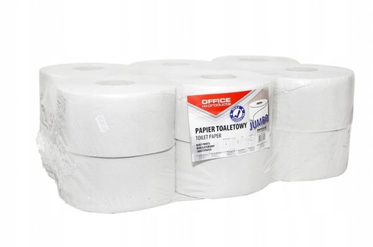 Papier toaletowy 1-warstwowy 120m 12szt biały Office Products