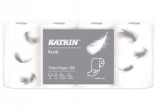 Papier toaletowy 2W Katrin Plus biały 8 rolek KATRIN