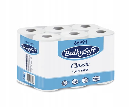 Papier Toaletowy Bulkysoft Celuloza Biały 12 Rolek Inny producent