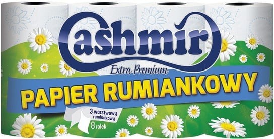 Papier toaletowy CASHMIR 3W Rumiankowy 8szt. BIAŁY Cashmir